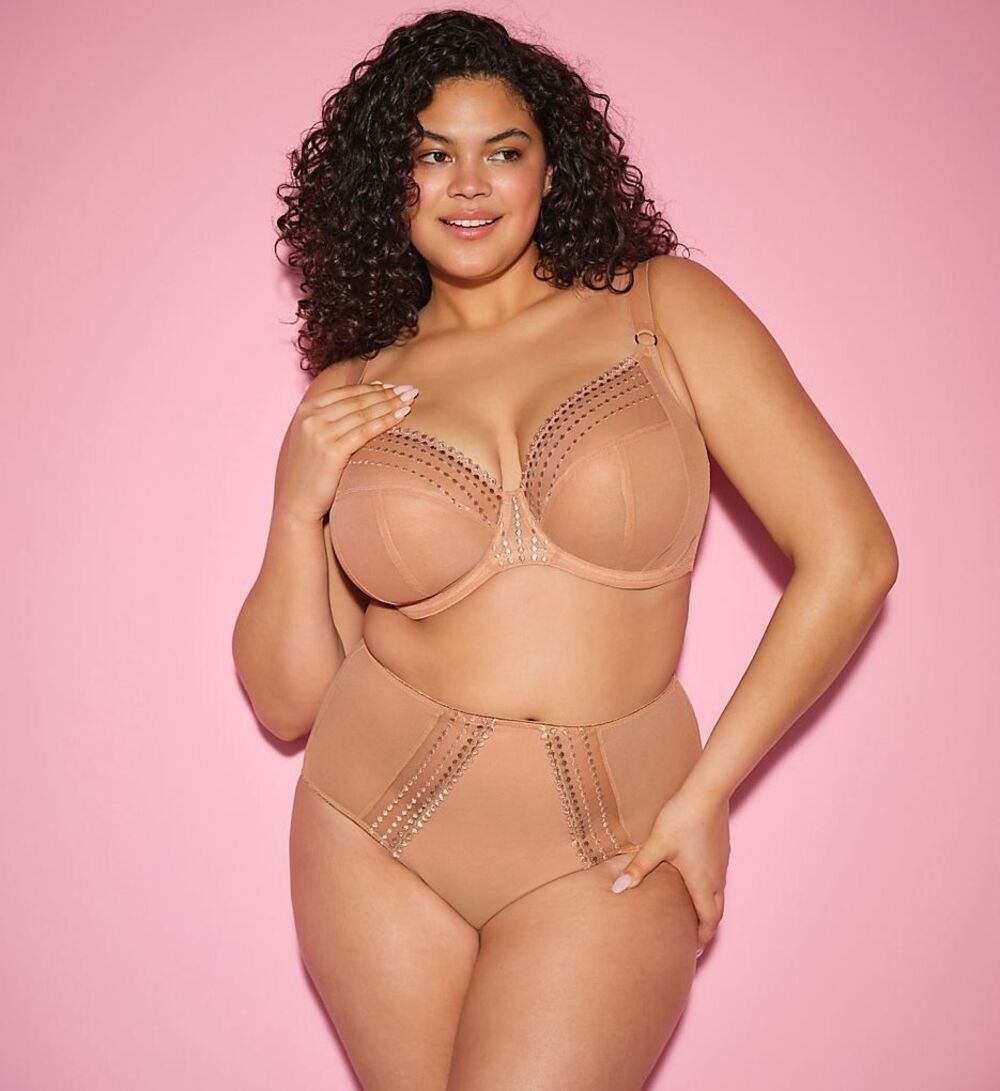 Elomi intimates Matilda underwire plunge bra praline 42DDD